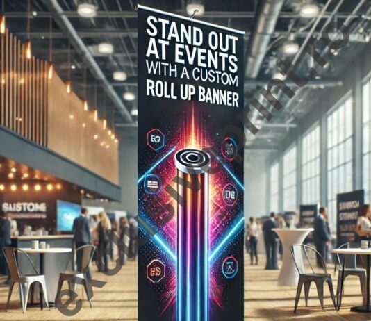 Fa-te vizibil cu un roll up banner la targuri si evenimente