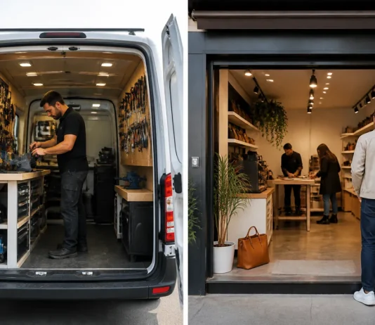 Atelier mobil sau spațiu comercial permanent pentru afacerea ta Atelier mobil sau spațiu comercial permanent pentru afacerea ta
