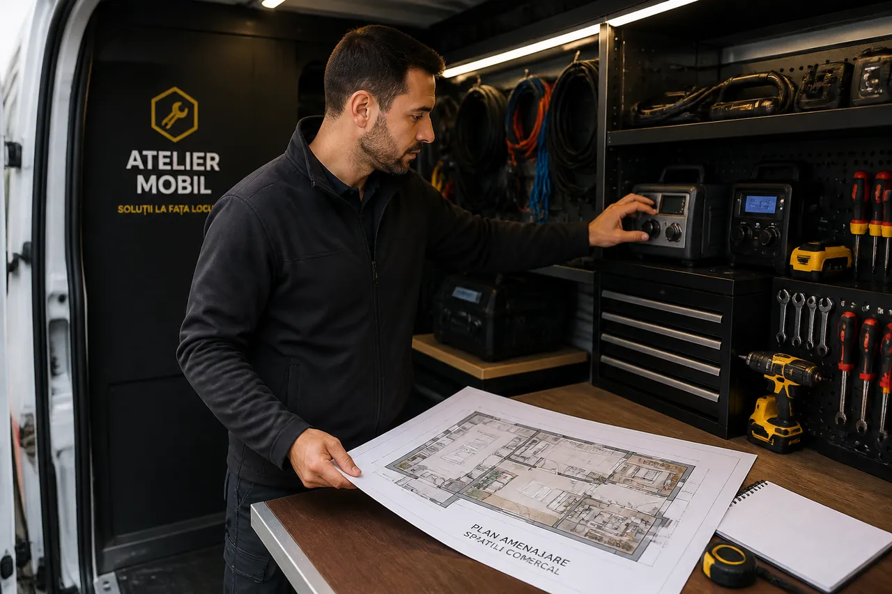 investiție atelier mobil versus spațiu comercial permanent