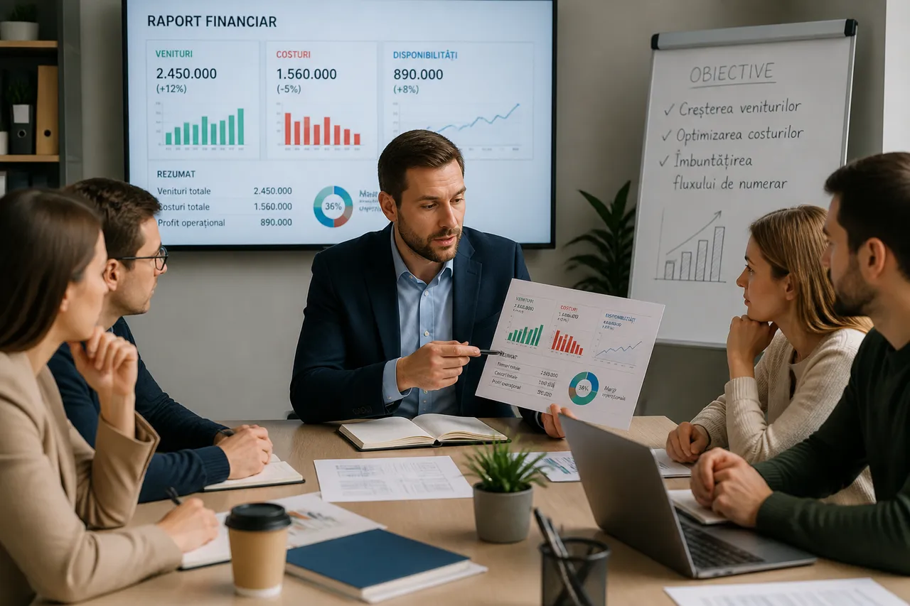 control financiar și decizii bazate pe date pentru IMM
