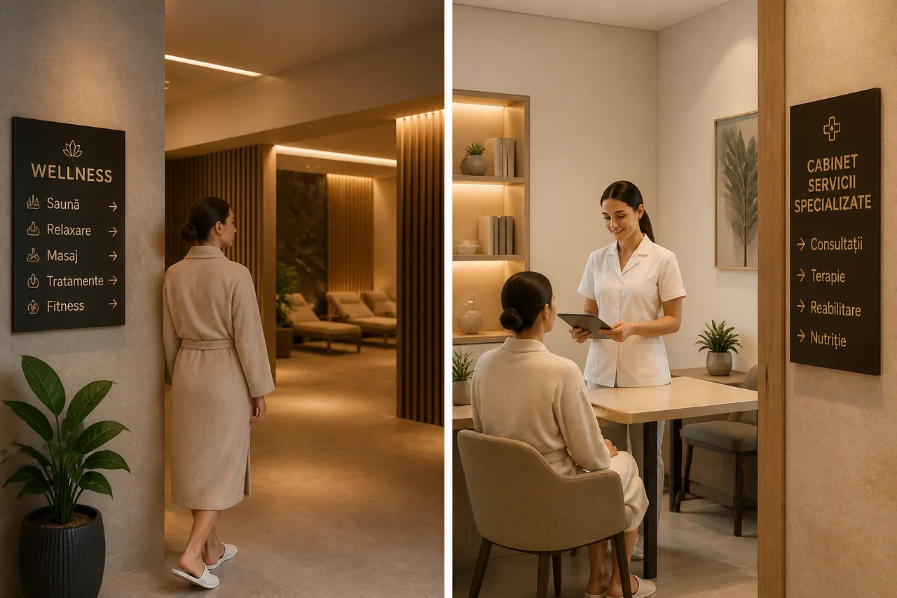 diferența dintre wellness și servicii medicale