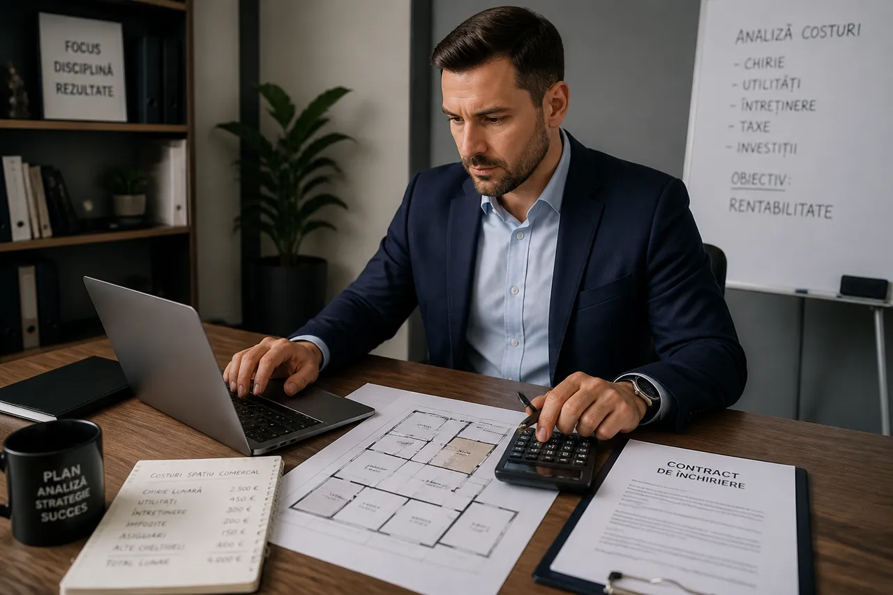 evaluarea chiriei pentru rentabilitatea unui punct comercial