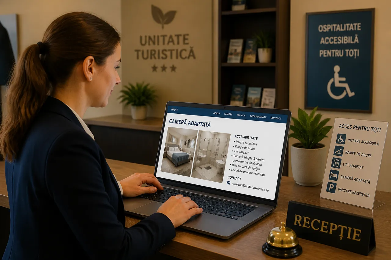informații online despre cazare accesibilă