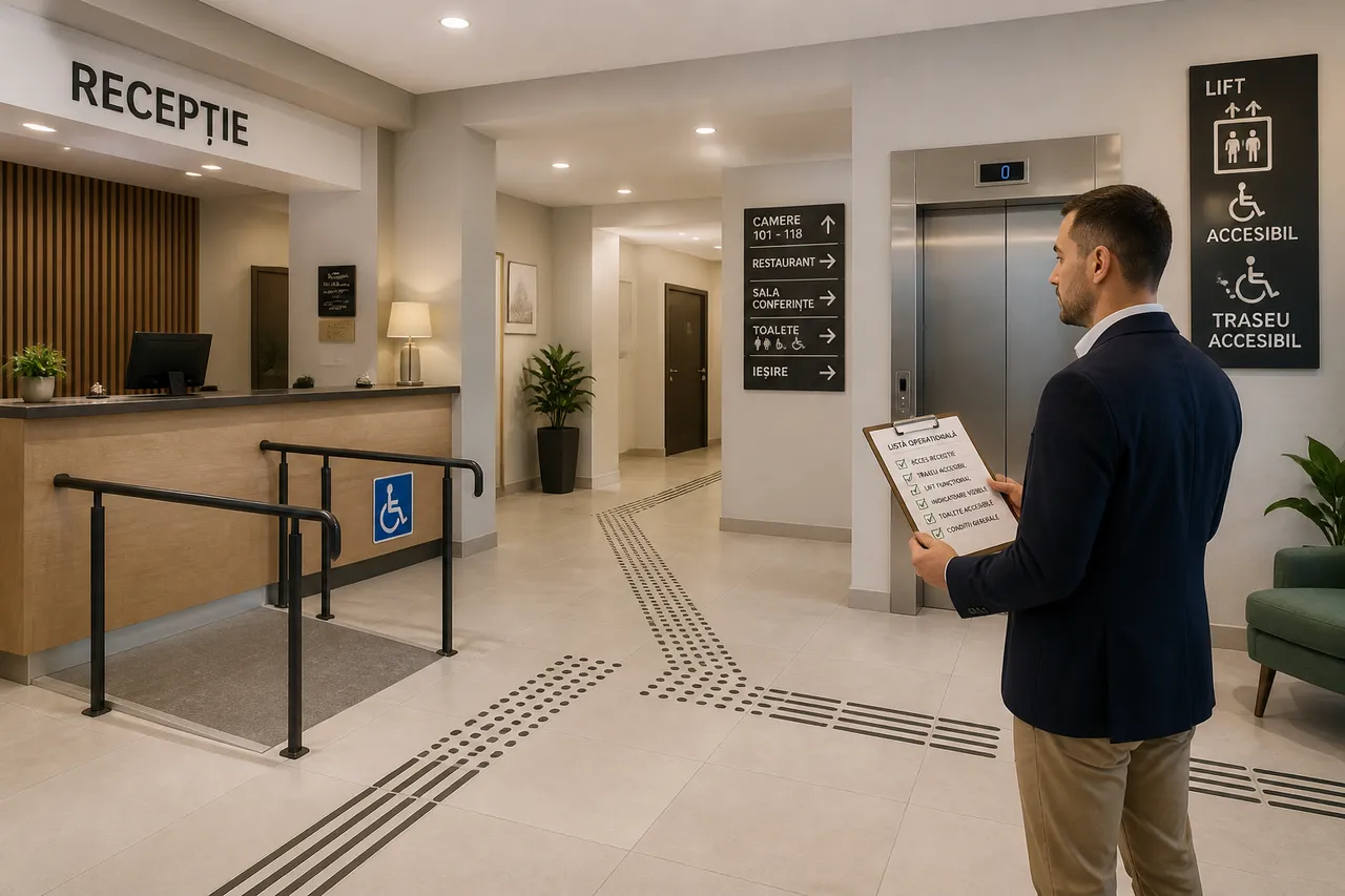 verificarea accesibilității într-o unitate turistică