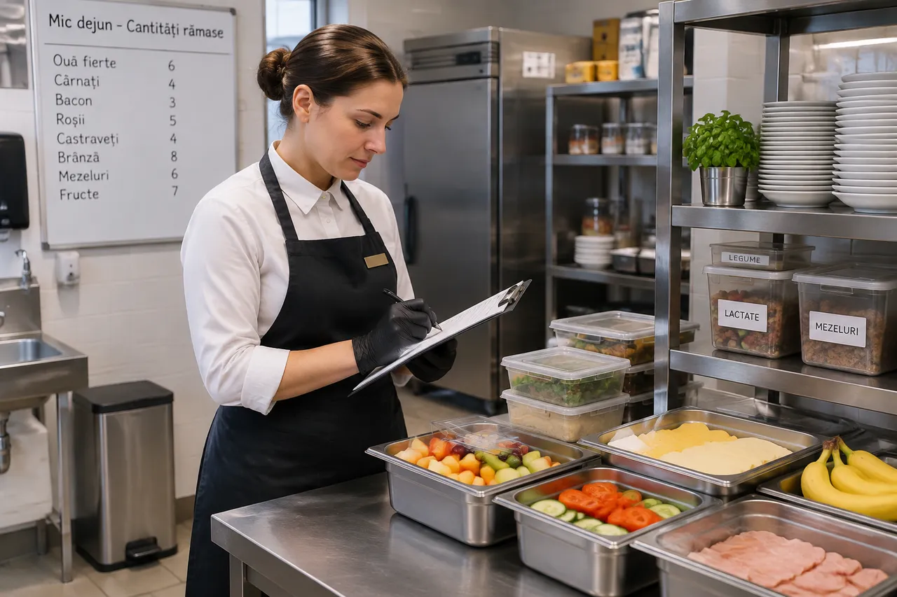 reducerea risipei alimentare în hotel